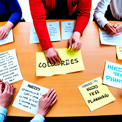 Home 15 **
* **Prompt:** A diverse group of people brainstorming around a table, surrounded by sticky notes with words like "needs," "desires," "niche," and "differentiation." Focus on collaboration, understanding customer needs, and strategic planning for market positioning. A bright, energetic atmosphere.
**