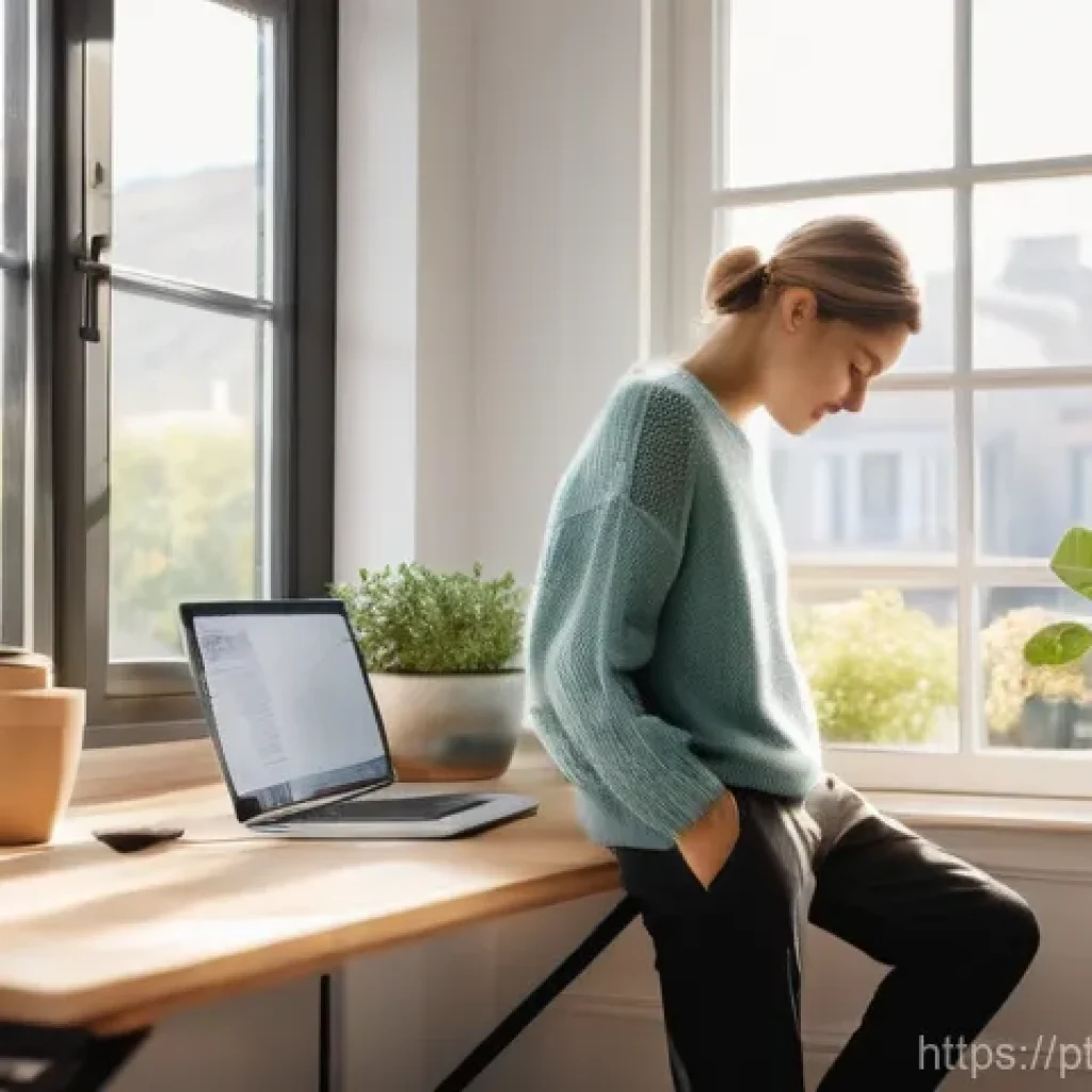 문제해결 중심 포지셔닝에서의 차별화된 경험 제공 - **Prompt:** A serene and focused young adult (gender-neutral, wearing stylish yet comfortable casual...