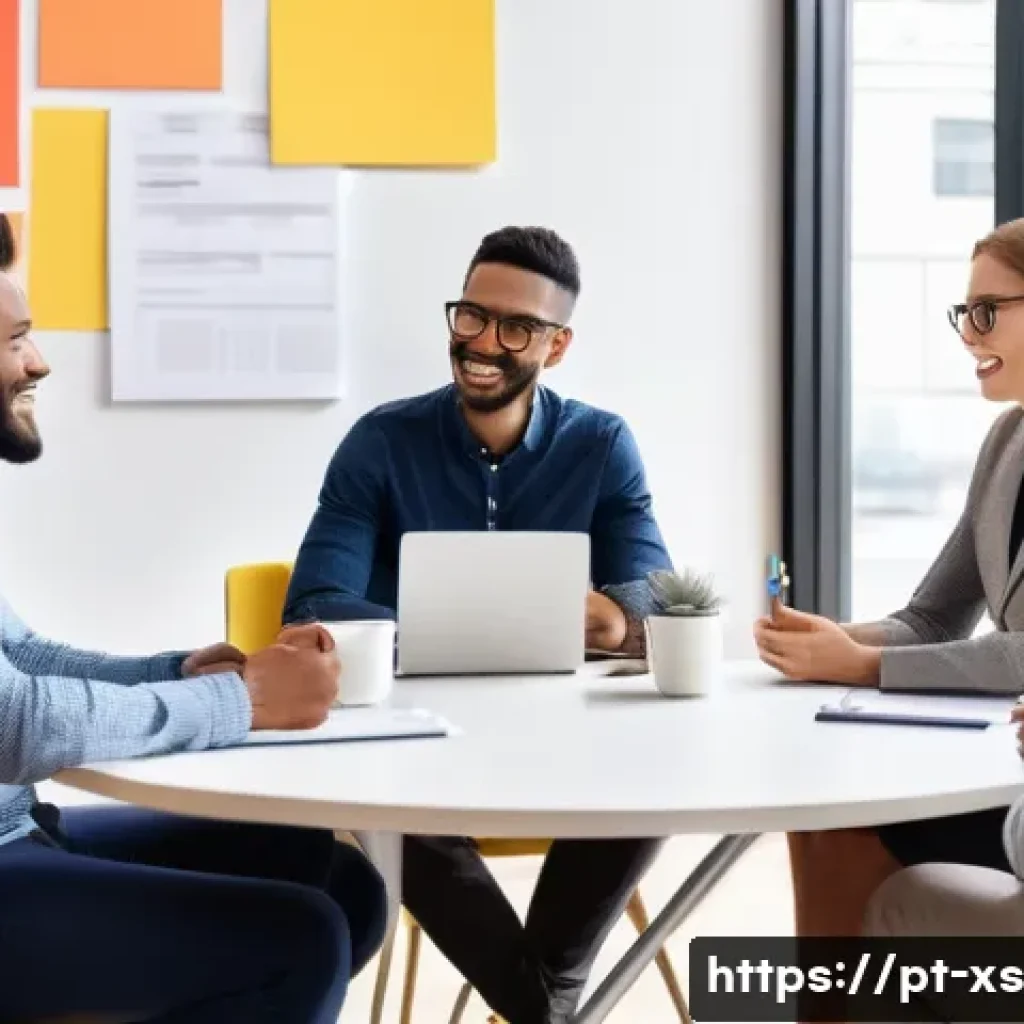 문제해결 중심 포지셔닝을 위한 시장 조사 기법 - A vibrant, modern office scene showing a diverse group of marketing professionals conducting an in-d...